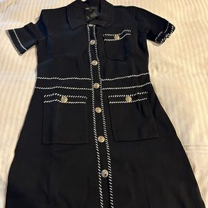 Maje Mini Sweater Dress